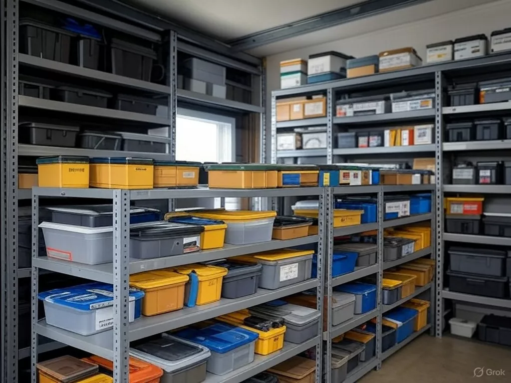 Organízate con Estantes de Almacenamiento Duraderos