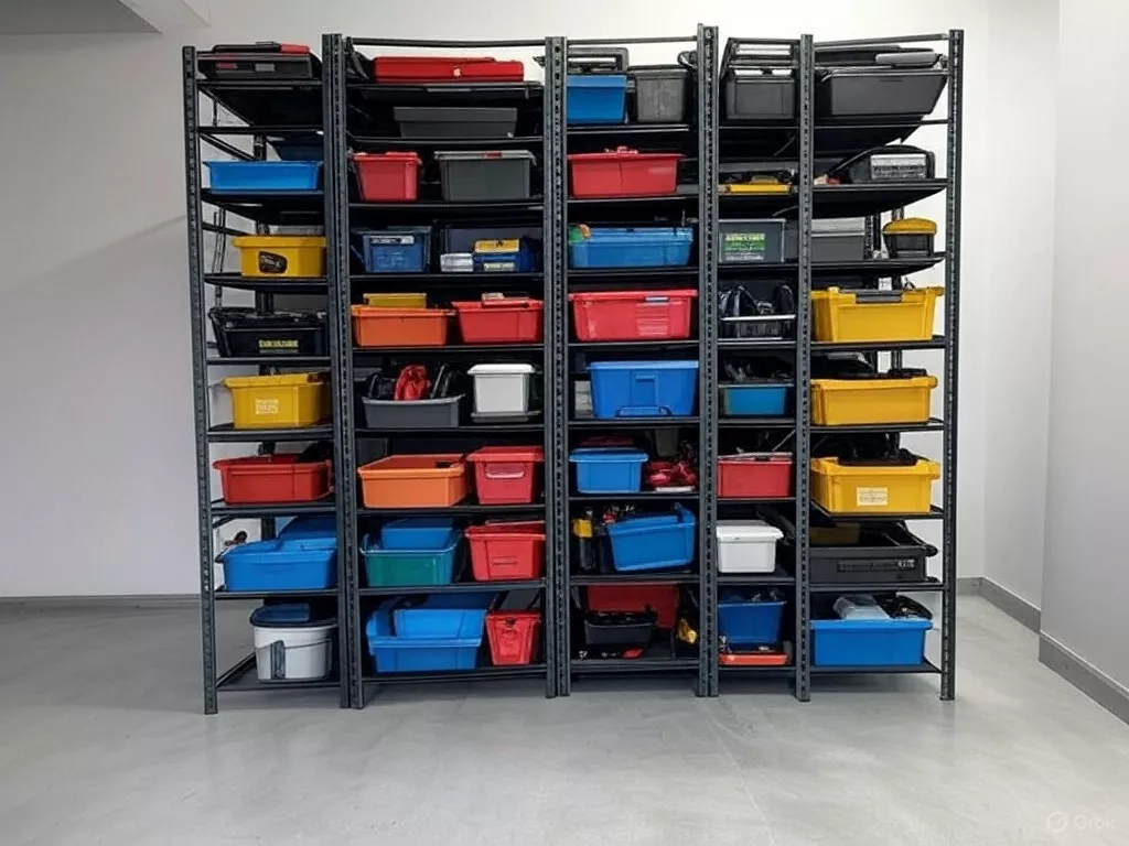 Tipos de estantes de almacenamiento